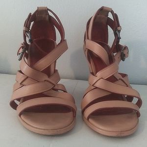 COACH  Wedge Heel Platform Sandals Size 9.5